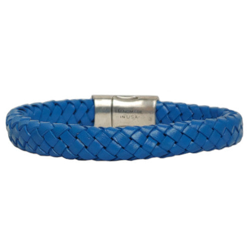 Pegasus Braided Leather Bracelet in Multiple Leather Colors