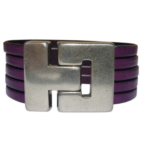 Barcelona Leather Bracelet in Multiple Leather Colors