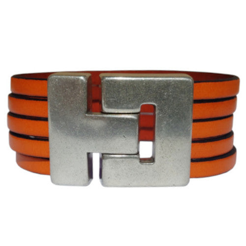 Barcelona Leather Bracelet in Multiple Leather Colors