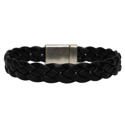 Apollo Braided Leather Bracelet in Multiple Leather Colors