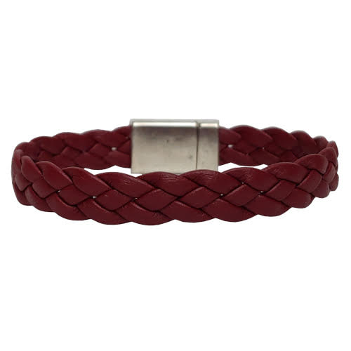 Apollo Braided Leather Bracelet in Multiple Leather Colors