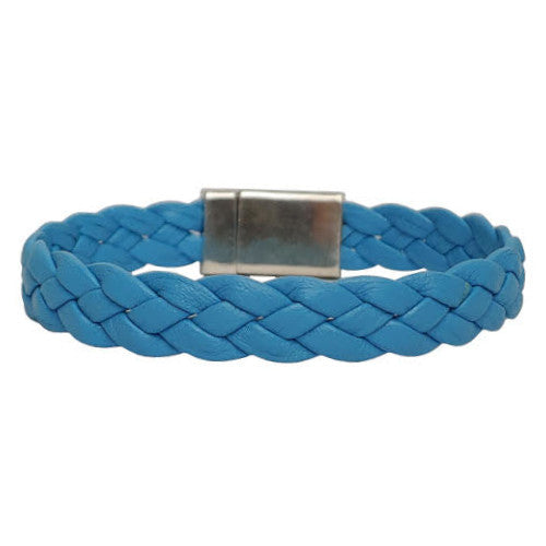 Apollo Braided Leather Bracelet in Multiple Leather Colors