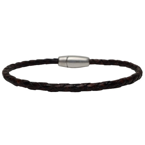 Zoe Braided Leather Bracelet in Multiple Leather Colors